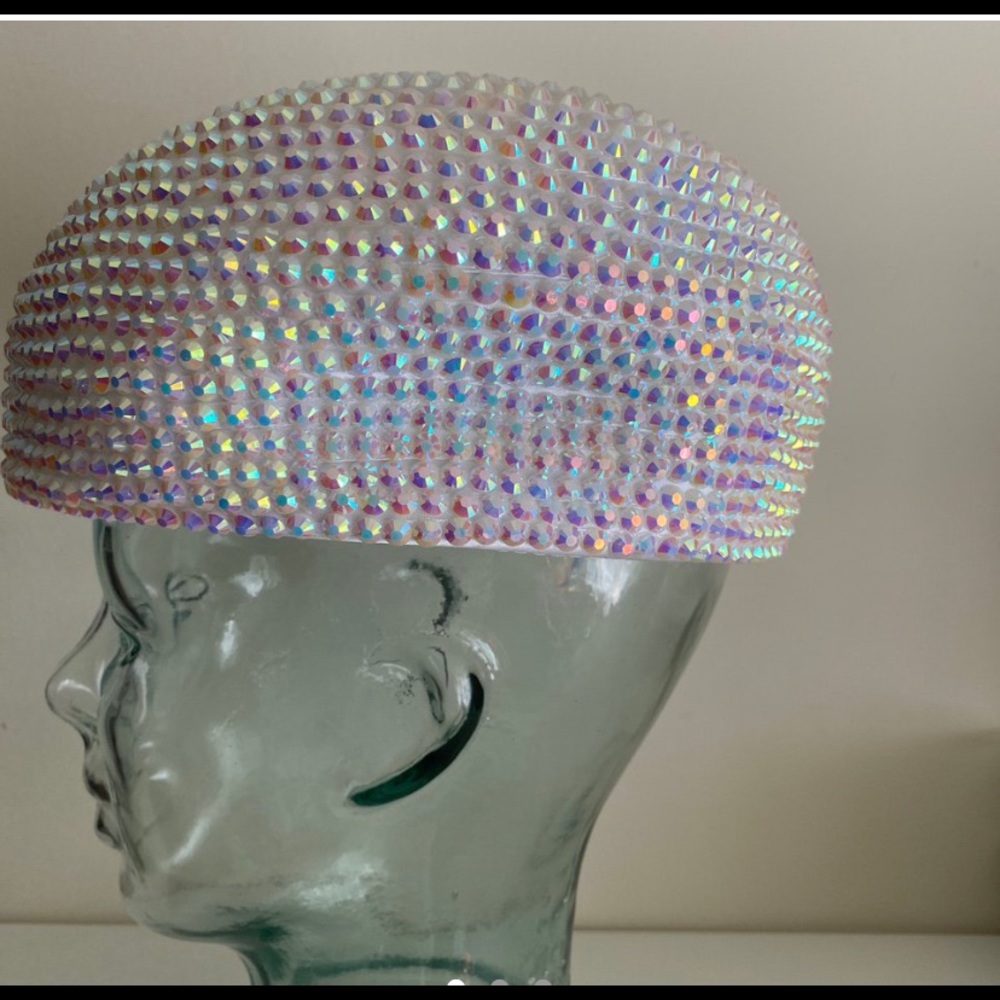 Rhinestone vintage hat